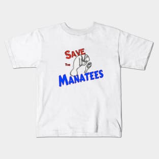 Save The Manatees Kids T-Shirt